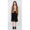 imageCHARTOU Womens Fall 2023 Fashion Faux Suede Leather Casual Moto Biker Jacket CoatsTasselcoffee