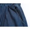 imageCHARTOU Womens Stretchy High Waist 5Buttons Front ALine Flowy Midi SkirtsDark Blue