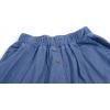 imageCHARTOU Womens Stretchy High Waist 5Buttons Front ALine Flowy Midi SkirtsLight Blue