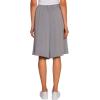 imageCHARTOU Womans Casual Loose Fit Stretched Waist Knee Length Wide Leg Culottes ShortsGrey