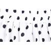 imageCHARTOU Womens Casual Contrast Polka Dot Chiffon Bohemia Swing Beach Midi ALine SkirtsWhite