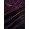 imageCHARTOU Womens Premium Metallic Shiny Shimmer Accordion Pleated Long Maxi SkirtPurpleknee Length