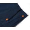 imageCHARTOU Womens Summer Linen Elastic Back Buttoned Swing Midi A Line SkirtNavy