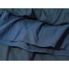 imageCHARTOU Womens Summer Linen Elastic Back Buttoned Swing Midi A Line SkirtNavy