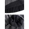 imageCHARTOU Womens Winter Reversible Stretchy Waist Knitted A Line Pleated Midi SkirtGrey
