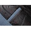 imageCHARTOU Mens Thicken Single Breasted Wool Blend Pea Coat Quilted Topcoat OvercoatBlue