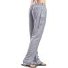 imageCHARTOU Mans Summer Casual Stretched Waist Loose Fit Linen Beach PantsGrey