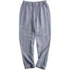 imageCHARTOU Mans Summer Casual Stretched Waist Loose Fit Linen Beach PantsGrey