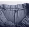 imageCHARTOU Men Casual Drawstring Cotton Linen Pants Beach Yoga Wide Leg Lounge Pants Palazzo Trousers Elastic Waist Loose SlacksBlue