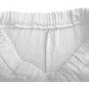 imageCHARTOU Men Casual Drawstring Cotton Linen Pants Beach Yoga Wide Leg Lounge Pants Palazzo Trousers Elastic Waist Loose SlacksWhite