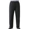 imageCHARTOU Men Insulated Work Pants Thicken Casual Warm Winter Hiking Puffy Pants Outdoor Snow Down PantsBlack