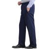 imageCHARTOU Men Insulated Work Pants Thicken Casual Warm Winter Hiking Puffy Pants Outdoor Snow Down PantsDark Blue