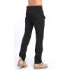 imageCHARTOU Men Quick Dry Hiking Pants Sweatpants Lightweight Waterproof Joggers with Pockets Outdoor StretchBlack