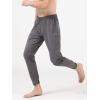imageCHARTOU Mens Casual Stretchy Drawstring Waist Athletic Quick Dry Durable Fitness Jogger PantsGrey