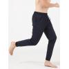 imageCHARTOU Mens Casual Stretchy Drawstring Waist Athletic Quick Dry Durable Fitness Jogger PantsNavy Blue