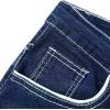 imageCHARTOU Mens Fashion Stretchy Regular Fit Mid Rise Straight Leg Long JeansDark Blue