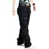 imageCHARTOU Womens Casual Work Cargo Pants with Multi Pockets Hiking Tactical Military Long TrousersBlack