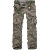 imageCHARTOU Womens Casual Work Cargo Pants with Multi Pockets Hiking Tactical Military Long TrousersDark Grey