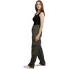 imageCHARTOU Womens Casual Work Cargo Pants with Multi Pockets Hiking Tactical Military Long TrousersDark Grey