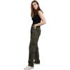 imageCHARTOU Womens Casual Work Cargo Pants with Multi Pockets Hiking Tactical Military Long TrousersDark Grey