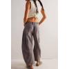 imageCHARTOU Womens Wide Leg Cropped Baggy Y2k Mid Rise Jeans  Boyfriend Harem Denim PantsCamel