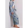 imageCHARTOU Y2k Barrel Jeans Women Wide Leg Baggy Distressed Printed Boyfriend Horseshoe Denim PantsStars