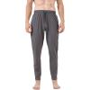 imageCHARTOU Mens Casual Stretchy Drawstring Waist Athletic Quick Dry Durable Fitness Jogger PantsGrey