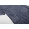 imageCHARTOU Women Denim Dress Short Sleeve Mini Jean Dress Jumper Babydoll Summer Shift DressLight Blue
