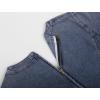 imageCHARTOU Women Denim Dress Short Sleeve Mini Jean Dress Jumper Babydoll Summer Shift DressLight Blue