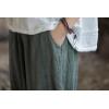 imageCHARTOU Vintage Cotton Linen Pants Women Wide Leg Pants Palazzo Pants Summer Lantern Beach PantsBlue Green