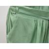 imageCHARTOU Wide Leg Palazzo Pants for Women Flowy Beach Pants Flared Elastic High Waisted Trousers DrawstringGreen