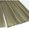 imageCHARTOU Women Comfy Cotton Pants Summer Boho Flowy Wide Leg Palazzo Lounge PantsGreen