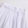 imageCHARTOU Women Comfy Cotton Pants Summer Boho Flowy Wide Leg Palazzo Lounge PantsWhite
