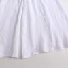 imageCHARTOU Women Comfy Cotton Pants Summer Boho Flowy Wide Leg Palazzo Lounge PantsWhite