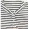 imageCHARTOU Loose Striped Flowy Long Dress for Women Summer Comfy Sleeveless Henley T Shirt Dress with PocketsGrey