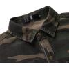 imageCHARTOU Mens Camo Button Denim Shirt Military Long Sleeve Outdoor Cargo Shirt with PocketsCamo