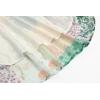 imageCHARTOU Women Boho Floral Printed Long Dress Summer Lantern Half Sleeve Beach Flowy Loose Swing SundressDark Green
