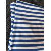 imageCHARTOU Women Casual Stripe T Shirt Dress Summer Puff Half Sleeve Tunic Shirt DressBlue