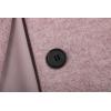imageCHARTOU Women Cropped Wool Blend Pea Coat Short Jacket Peacoat Long Sleeve Button Down Crop JacketPink