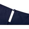 imageCHARTOU Women Elegant Long Dress Boat Neck 34 Lantern Sleeve Cotton Linen Dress with BeltNavy