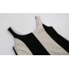 imageCHARTOU Women Summer Sleeveless Linen Dress Color Block Short Beach Vacation Tank DressLinen
