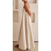 imageCHARTOU Women Summer Spaghetti Straps Linen Sleeveless Maxi Long Flowy DressBeige