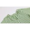 imageCHARTOU Women Summer Striped Beach Vacation Mini Dress 34 Sleeve Boho Chic Outfits Tunic Shift DressGreen