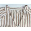 imageCHARTOU Women Summer Striped Beach Vacation Mini Dress 34 Sleeve Boho Chic Outfits Tunic Shift DressKhaki