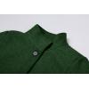 imageCHARTOU Women Winter Long Pea Coat Wool Blend Stand Collar Single Breast Thicken Blazer JacketGreen
