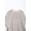 imageCHARTOU Womens Chunky Knit Cropped Sweater Vest Cute Side Bow Tie Hollow Out Loose Pullover Tank TopsGrey
