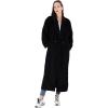 imageCHARTOU Womens Oversized Notched Collar Wool Blend Single Breast Midi Long Trench CoatBlack