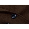 imageCHARTOU Womens Oversized Notched Collar Wool Blend Single Breast Midi Long Trench CoatCoffee