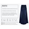 imageCHARTOU Womens Retro Exposure ButtonFly Packaged Hip ALine Maxi Long Denim SkirtBlack