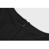 imageCHARTOU Womens Summer Sleeveless Mini Dress Cotton Linen V Neck Cinched A Line Slim Tank Short DressBlack